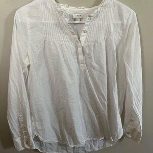 J. Crew Women's White Blouse Size 0
